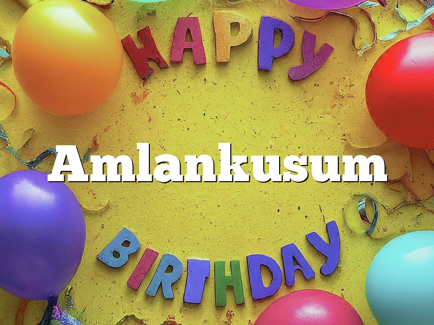 Amlankusum