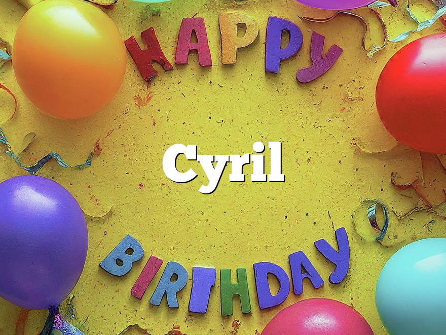 Cyril