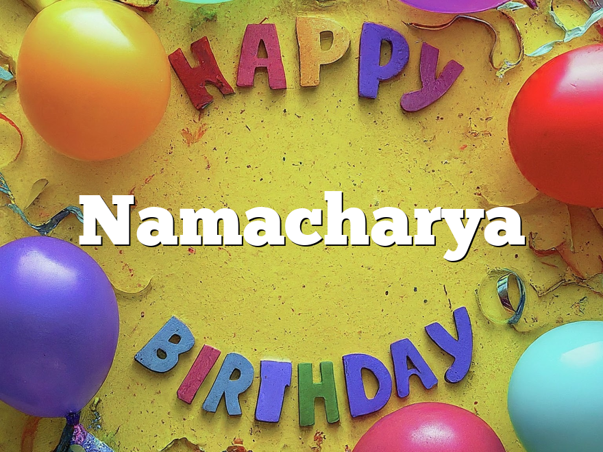 Namacharya