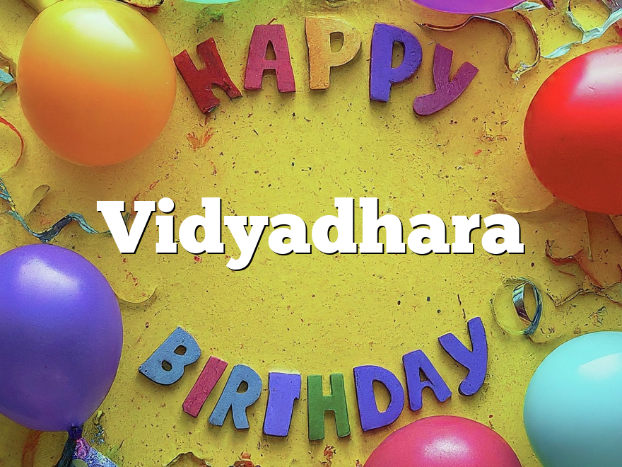 Vidyadhara