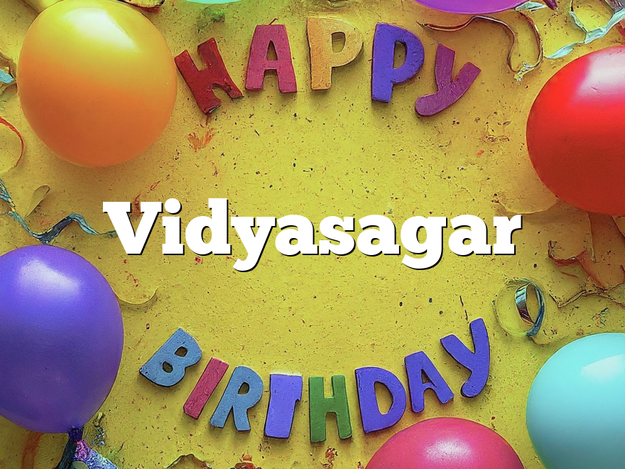 Vidyasagar